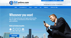 Desktop Screenshot of cleonline.com